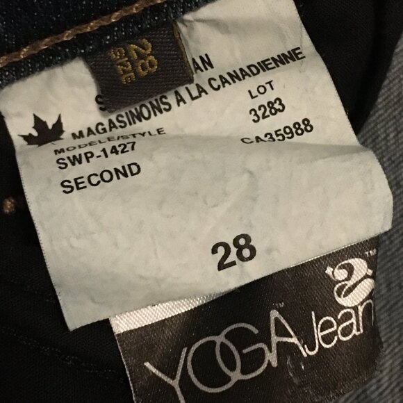 Second Yoga Canadian Made Denim Skinny Blue Jeans - Picture 8 of 16